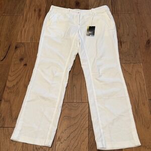 Nike Golf Tour Performance Dri-FIT Modern Rise Golf Pants White Womens 10
